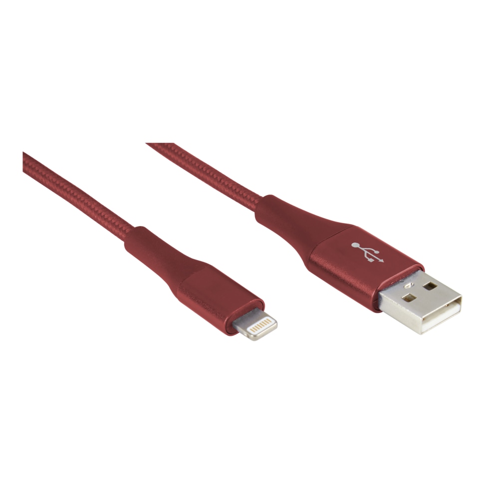 Ativa® Lightning Cable, 6&#x27;, Rosewood, 46413