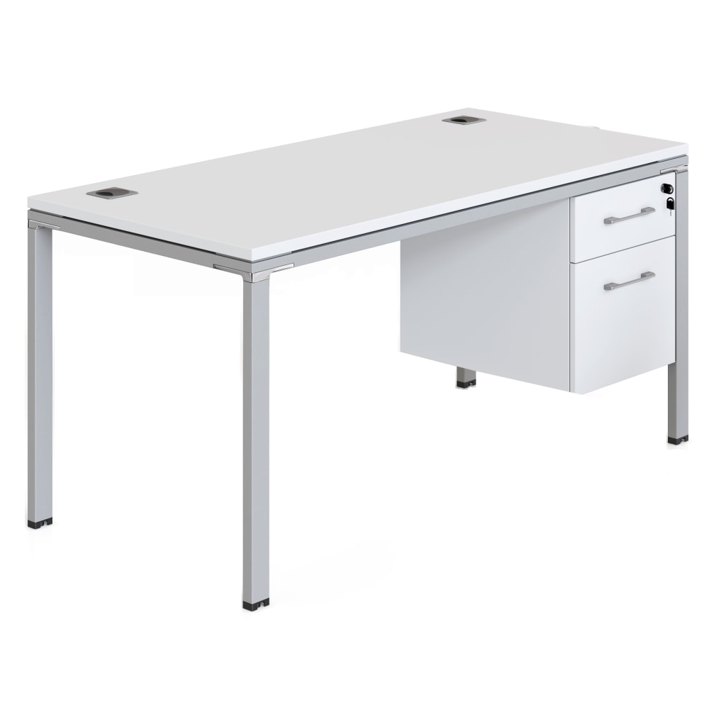 Boss Office Products Simple System Workstation Desk With