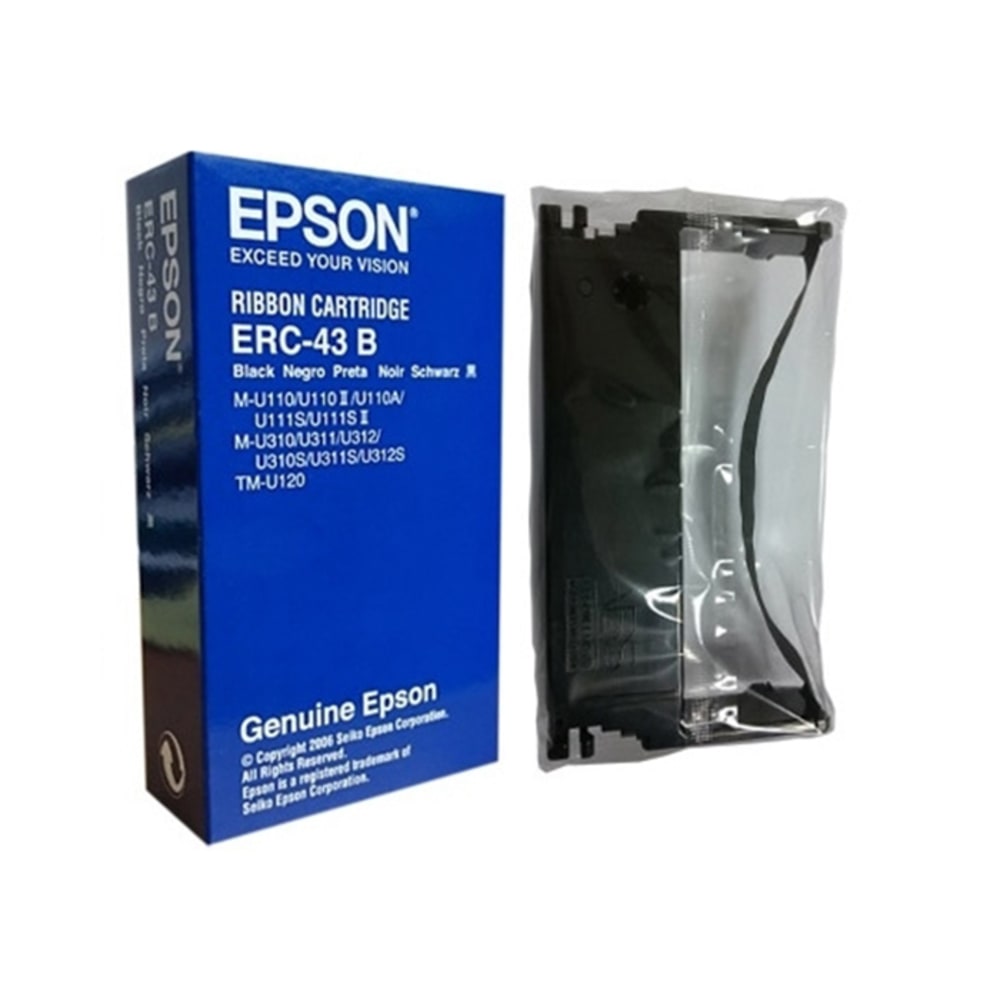 Epson ERC-43B Thermal Transfer Ribbon Cartridge - Black
