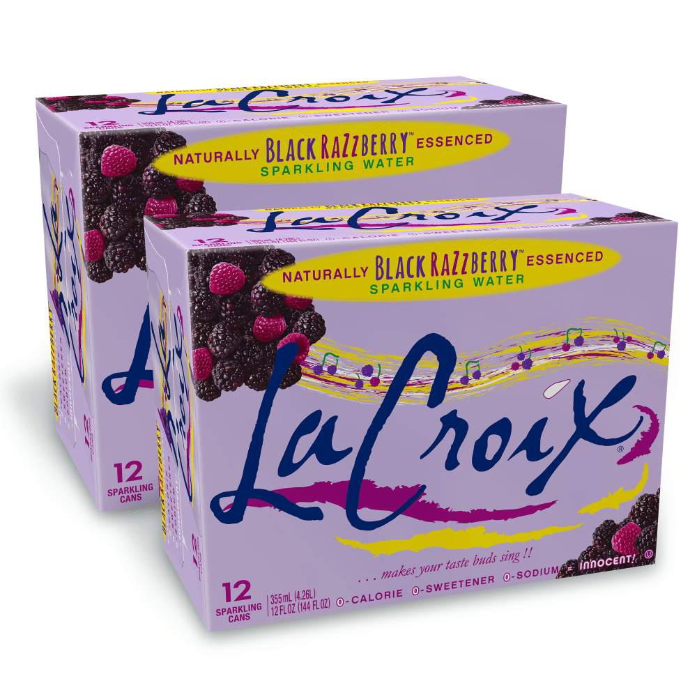 LaCroix Sparkling Water Cans, Black Razzberry, 12 Oz,
