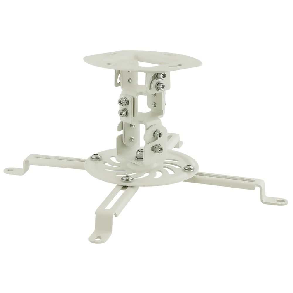 Mount-It! Universal Projector Ceiling Mount, White, MI606S