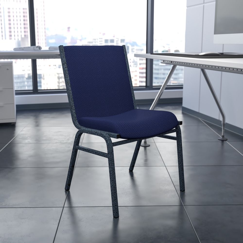 Flash Furniture HERCULES Series Stack Accent Chair, Navy