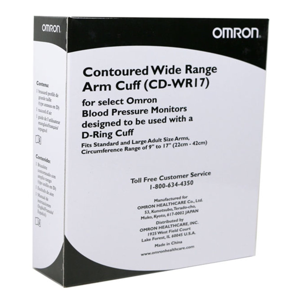 Omron Wide Range D-Ring Cuff 9" to 17"