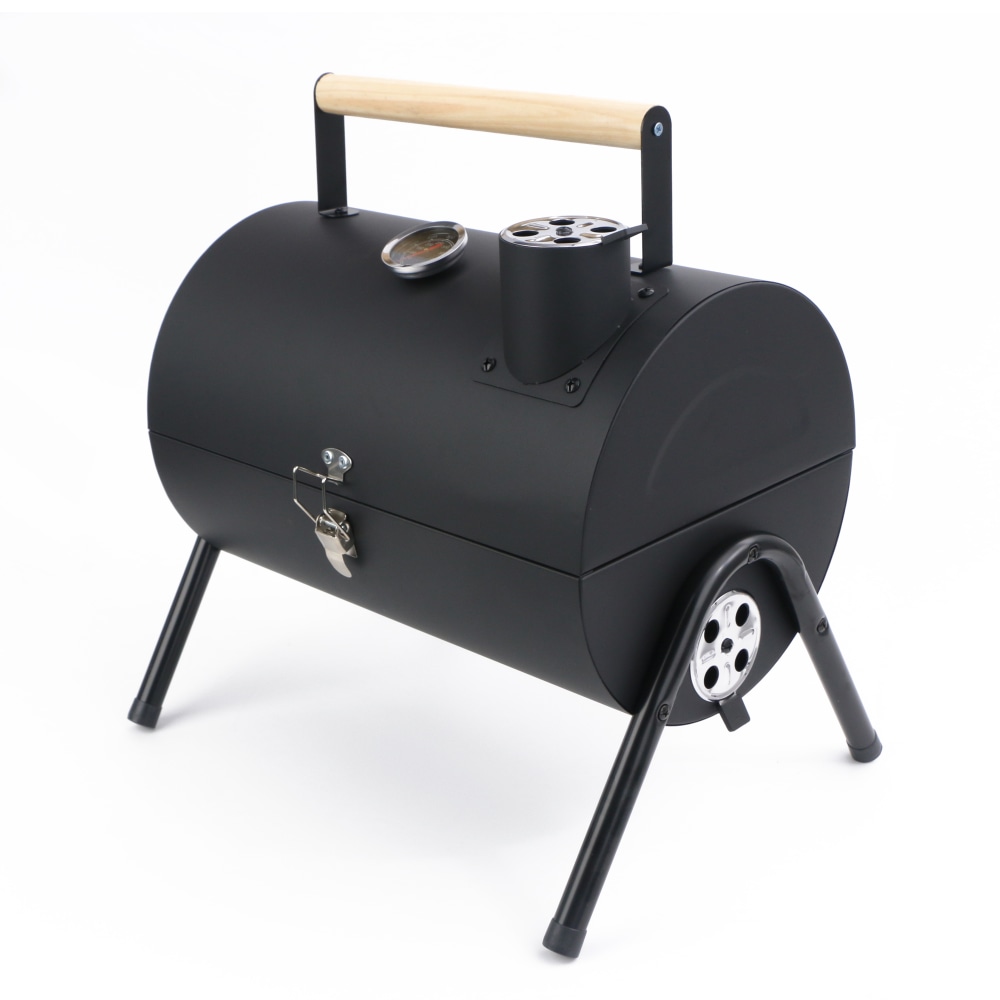 TJ Riley Tabletop Charcoal Grill, 10”H x 10”W