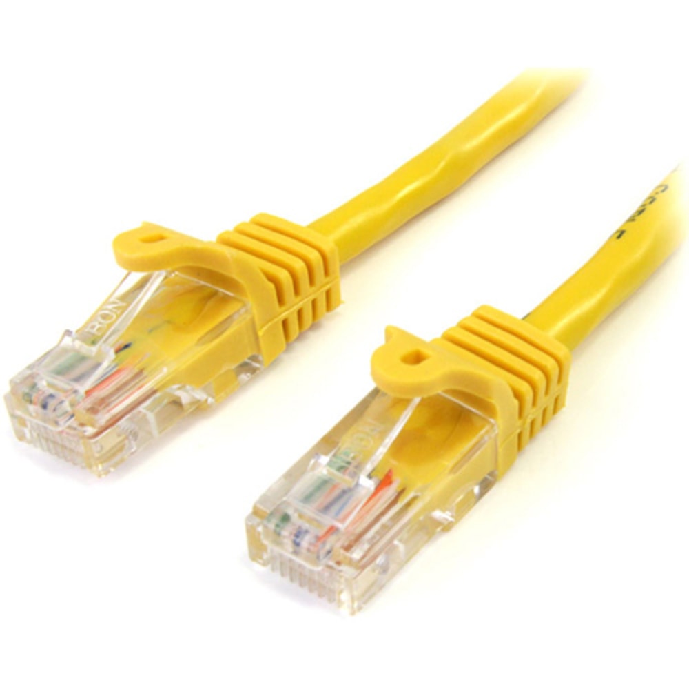 StarTech.com Cat5e Snagless UTP Patch Cable, 25&#x27;, Yellow
