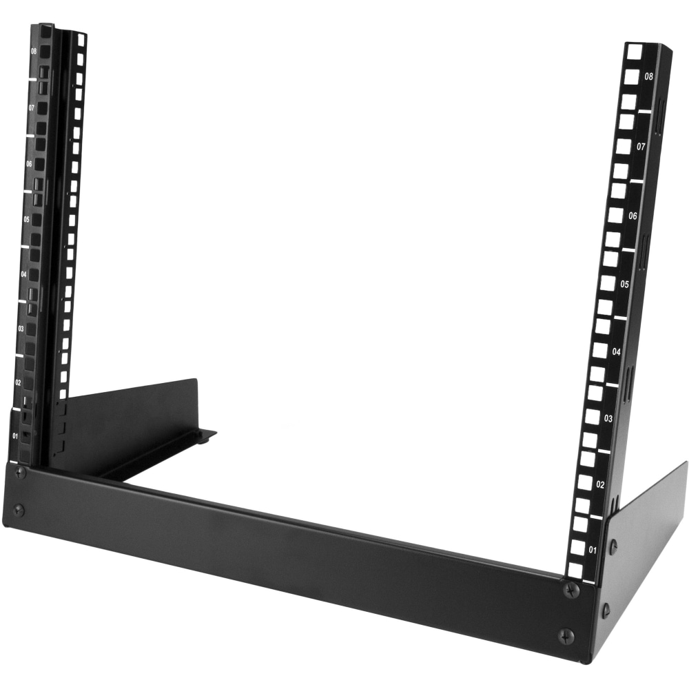 StarTech.com 8U Desktop Rack - 2-Post Open Frame