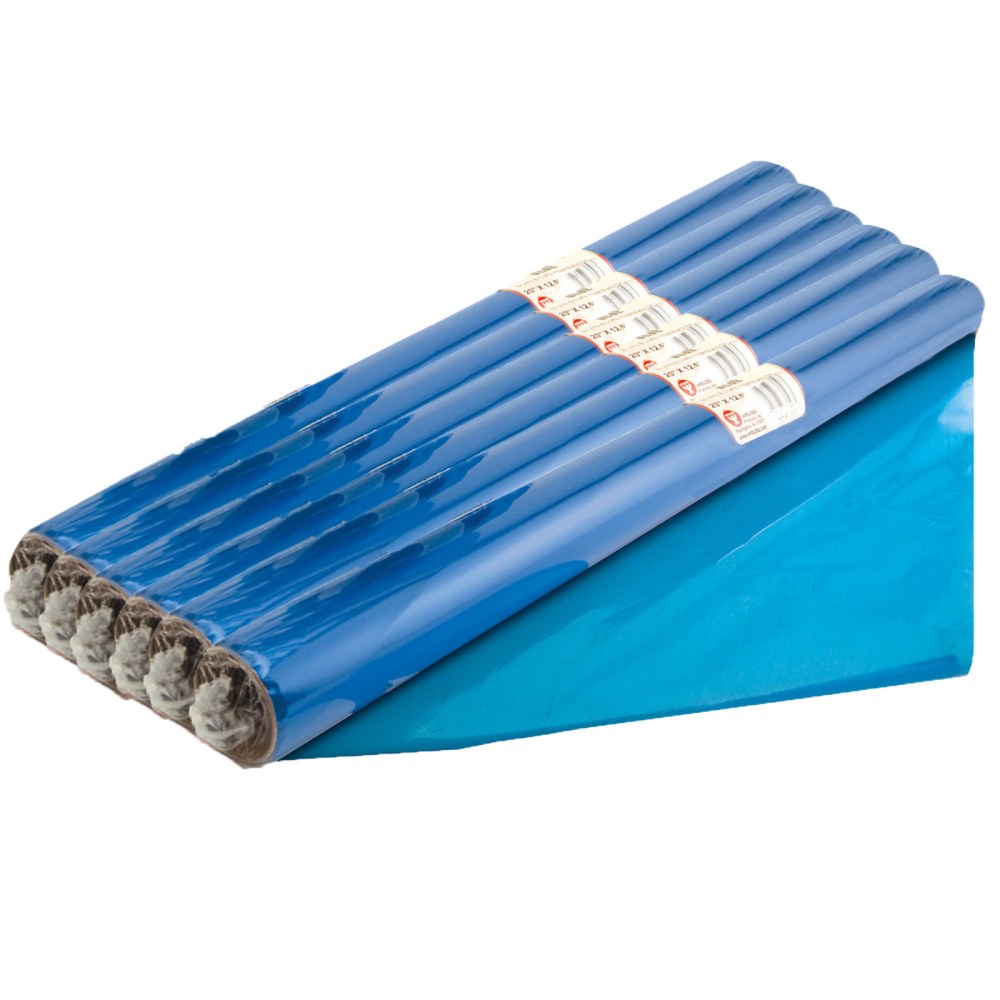 Hygloss Cello-Wrap Rolls, 20" x 12-1/2&#x27;, Blue, Pack