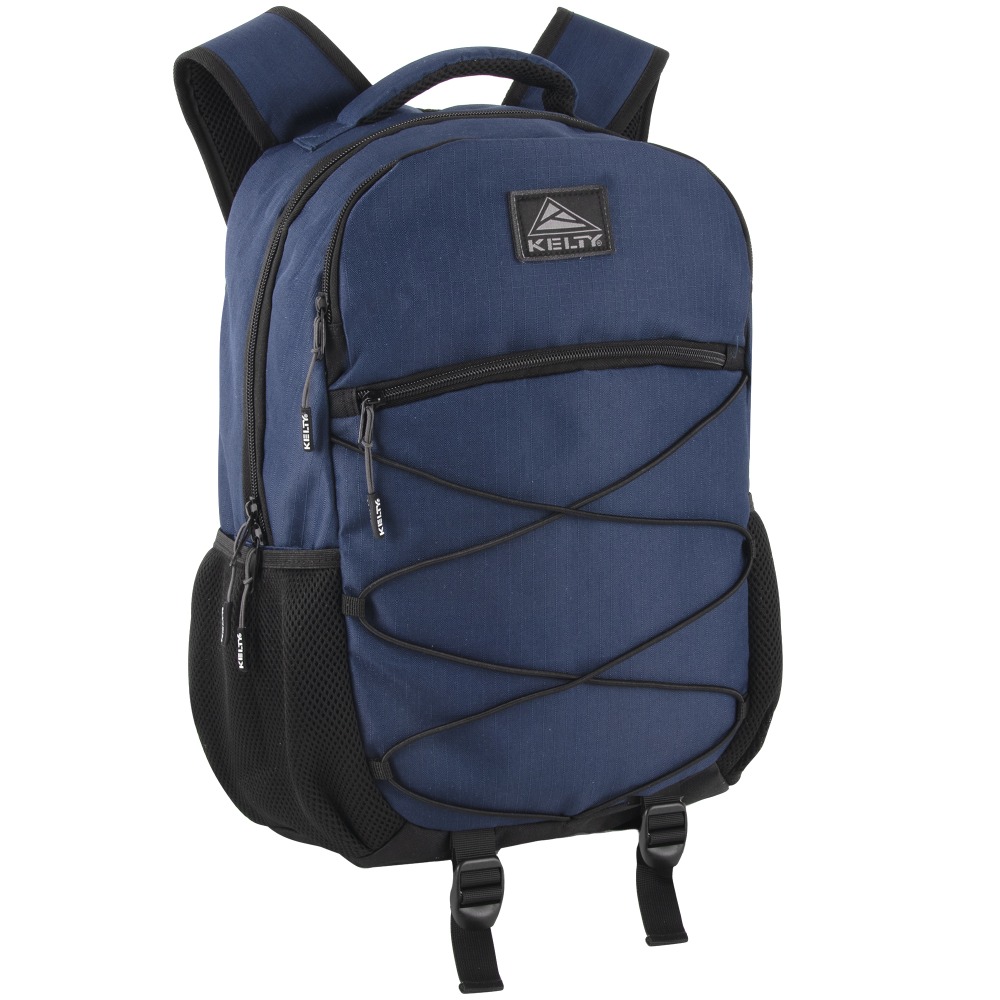 Kelty Bungee Backpack With 17" Laptop Sleeve, Navy