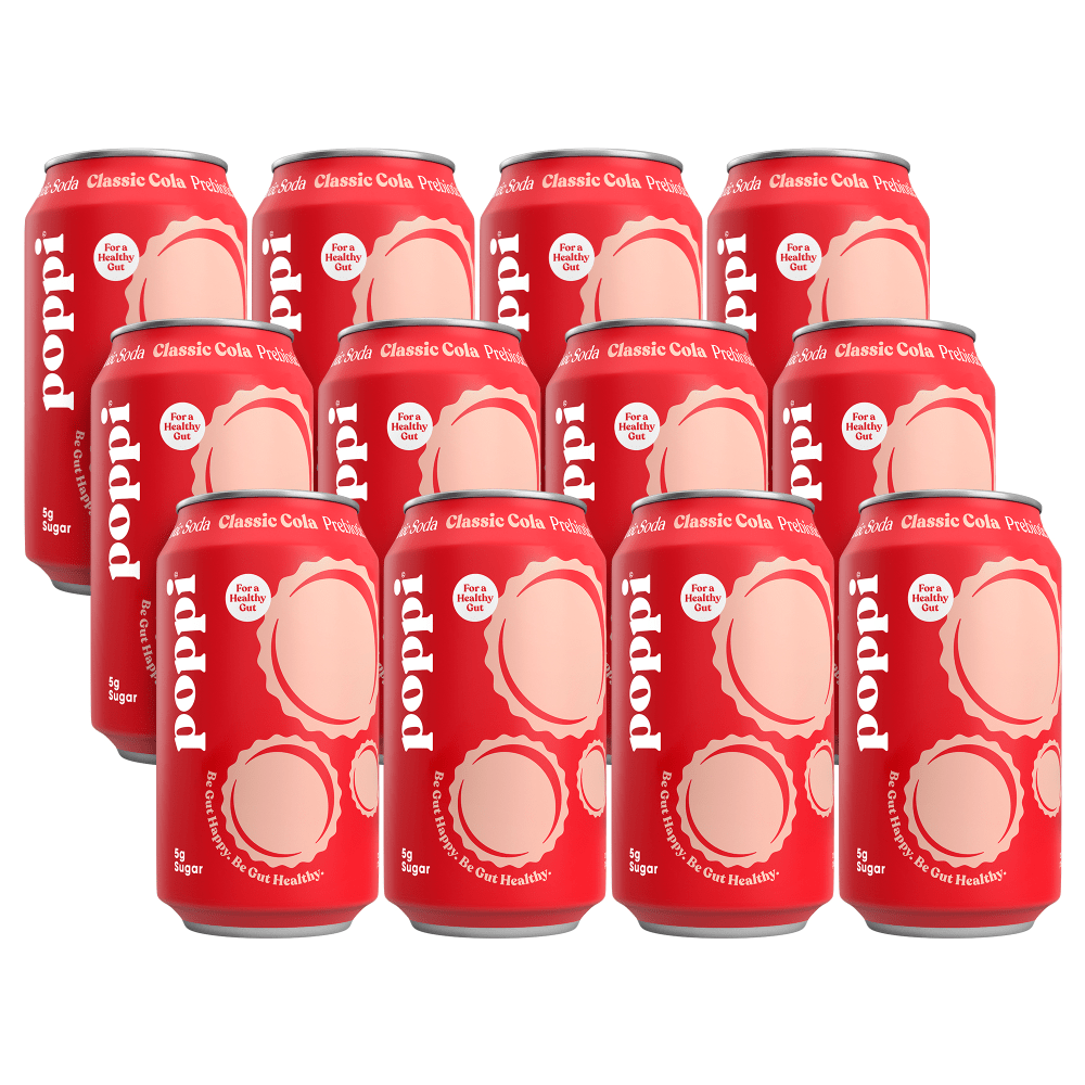 Poppi Classic Cola, 12 Oz, Pack Of 12