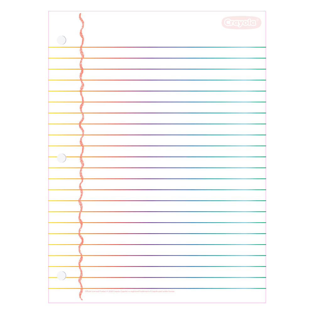 Crayola Peel & Stick Dry-Erase Decal, Note Paper,