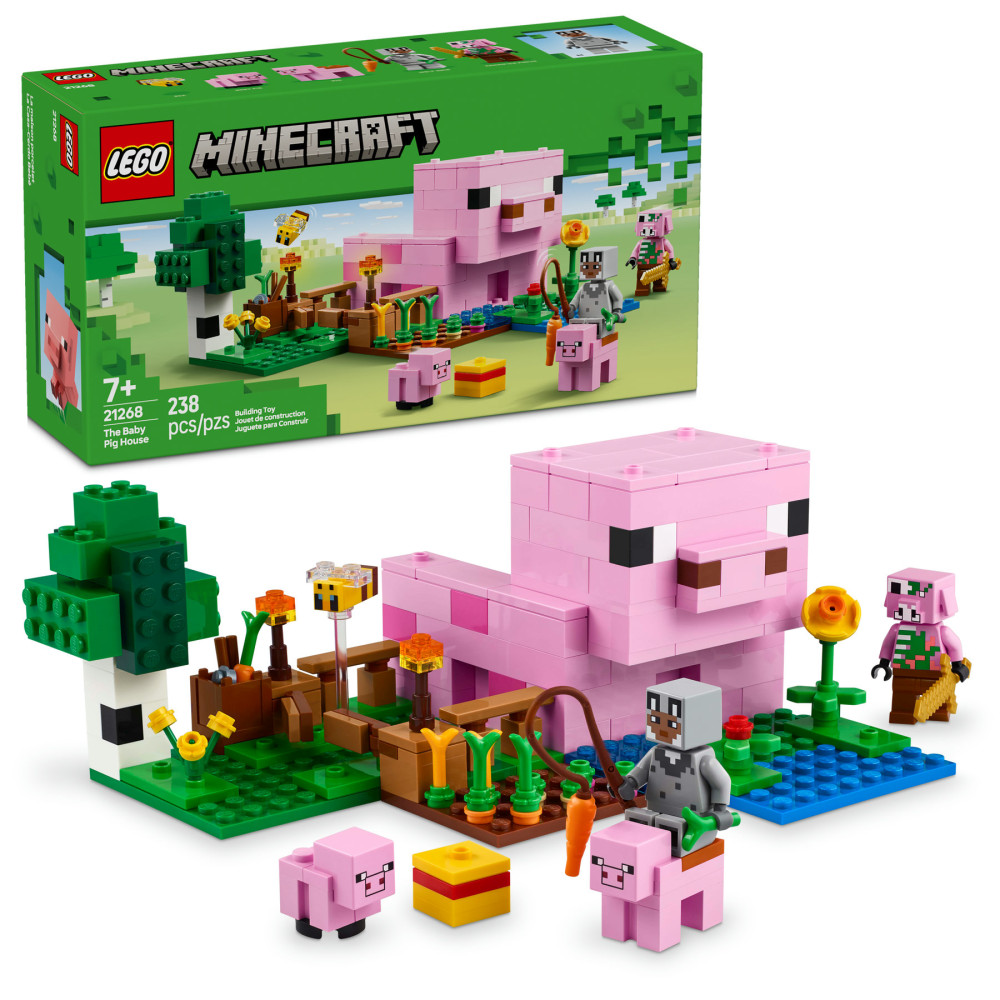 LEGO® Toy Set, The Baby Pig House (Minecraft®)