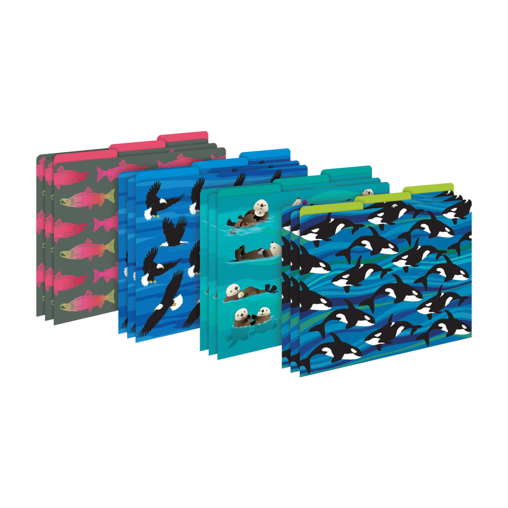Barker Creek File Folders, Letter Size, Ocean Animals