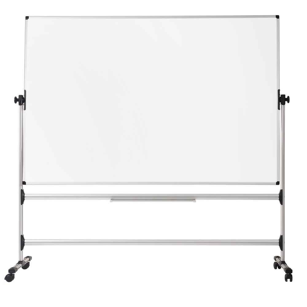 MasterVision® Earth Easy Clean Revolving Mobile Easel, 47