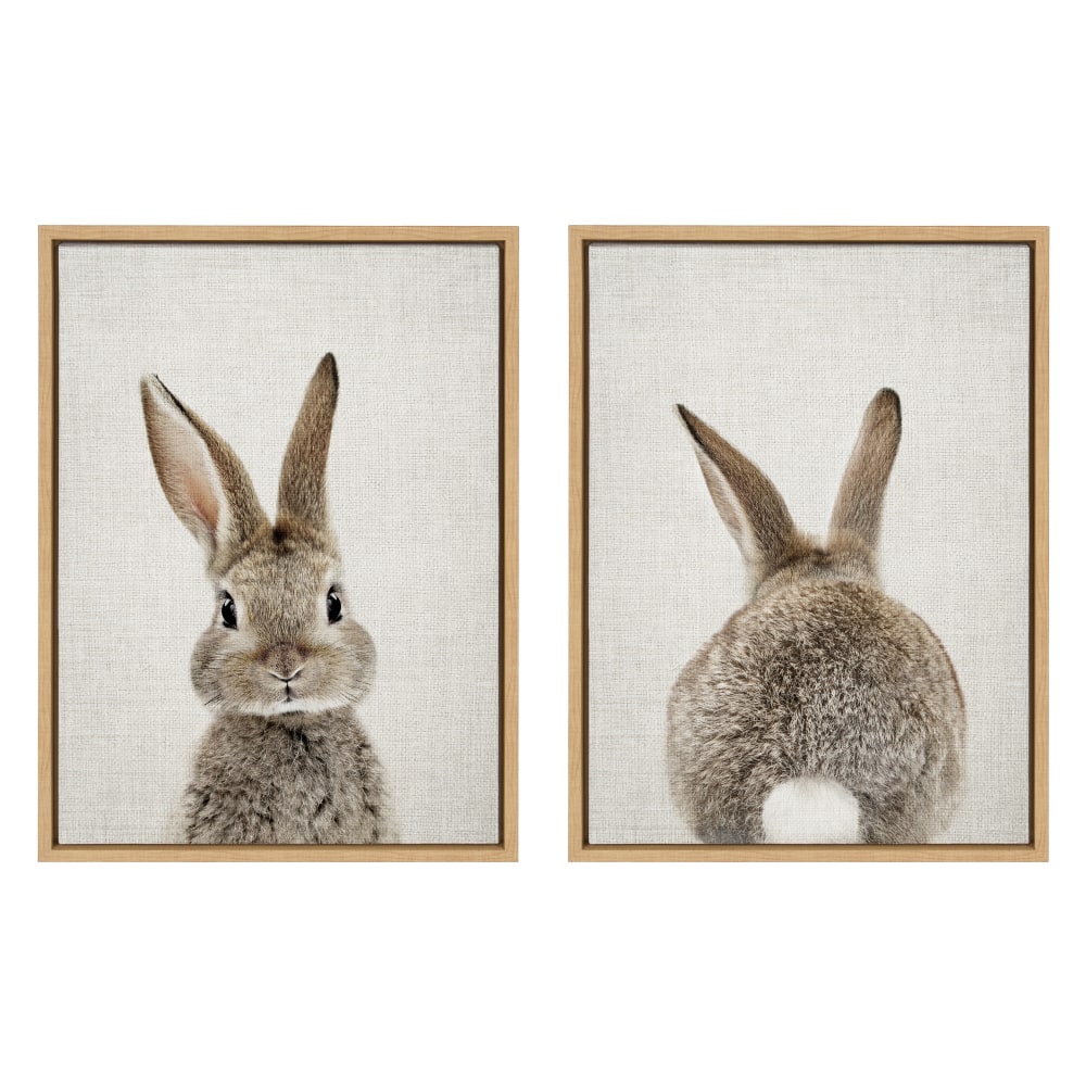 Uniek Kate And Laurel Sylvie Framed Canvas Wall