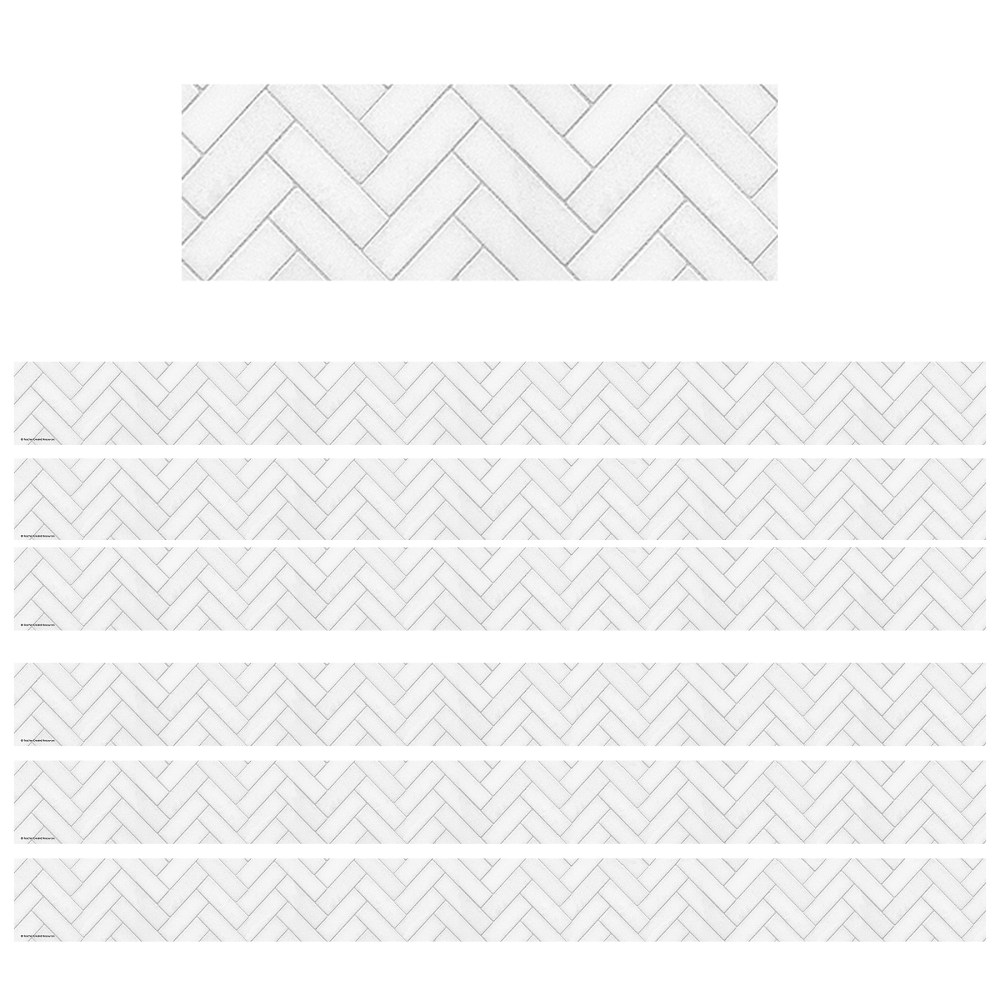 Teacher Created Resources Border Trim, Modern Farmhouse White