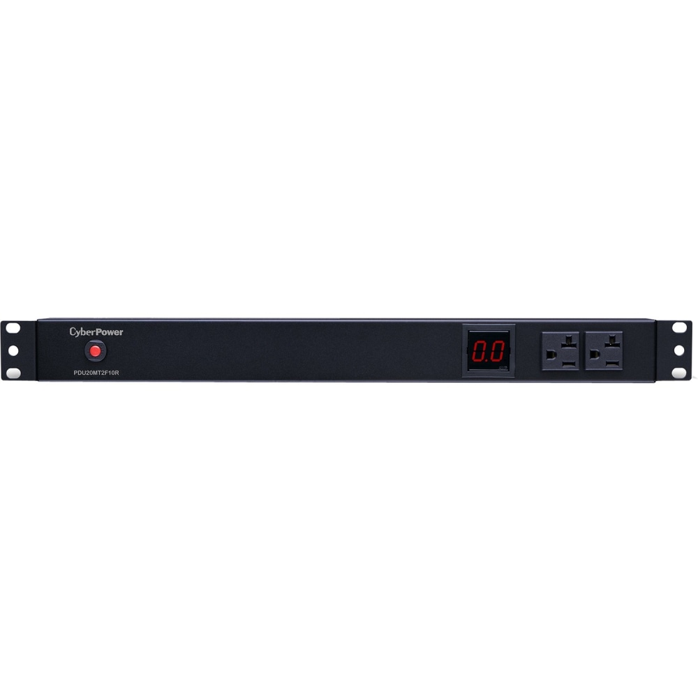 CyberPower Metered PDU20MT2F10R 12-Outlets PDU - 10 x