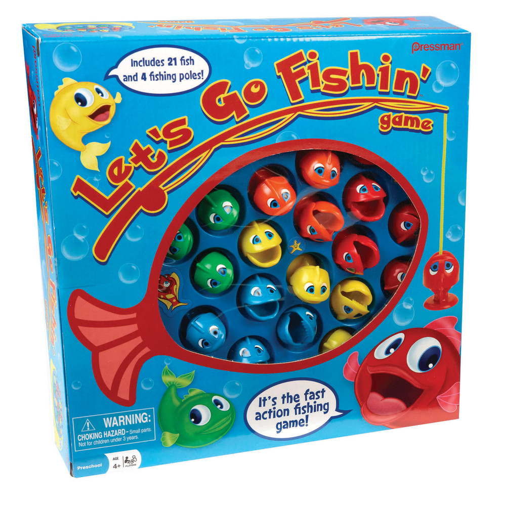 Pressman Let&#x27;s Go Fishin&#x27; Game, All Ages