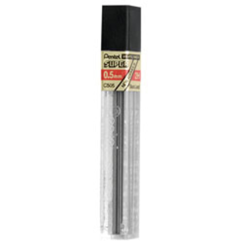 Pentel® Super Hi-Polymer® Leads, 0.5 mm, 2H, Hard,