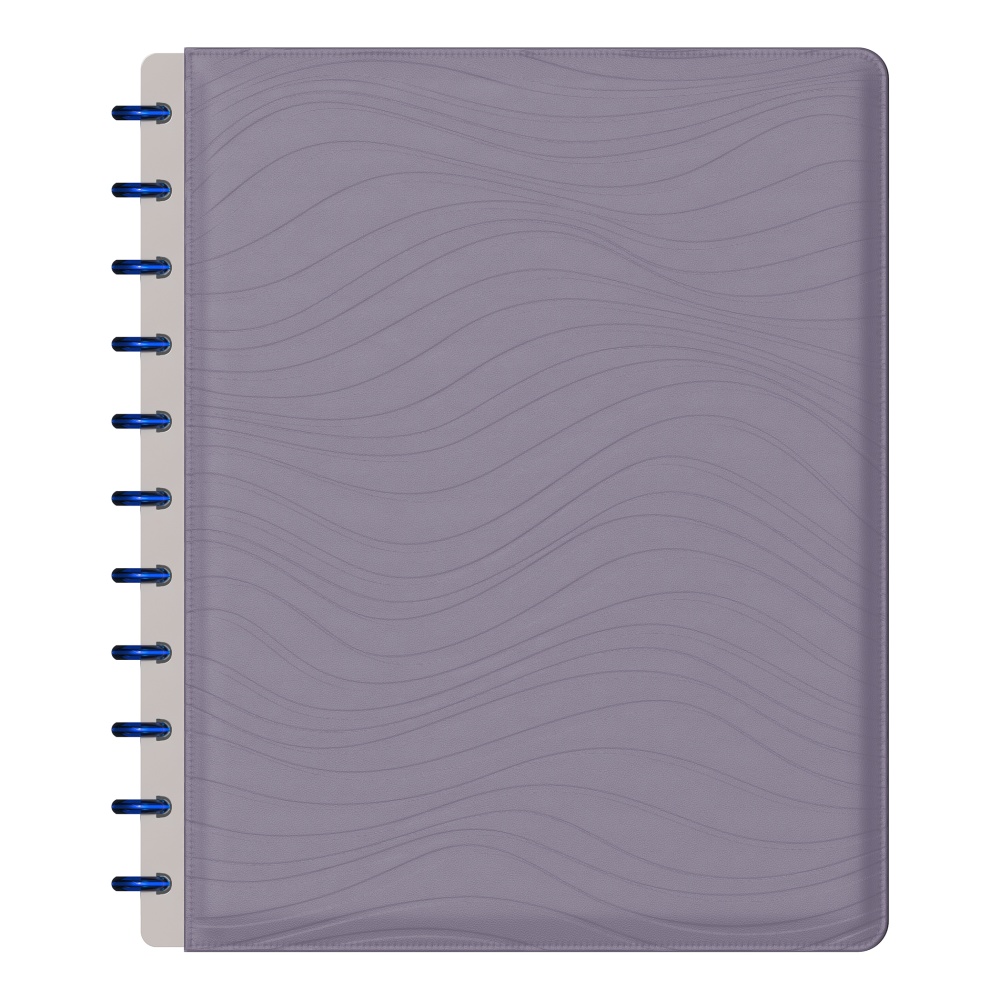 TUL® Discbound Notebook With Leather Cover, Letter Size,