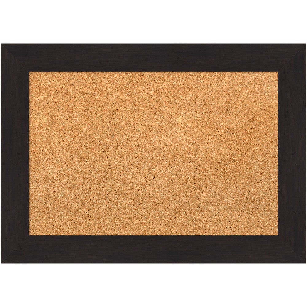 Amanti Art Rectangular Non-Magnetic Cork Bulletin Board, Natural,