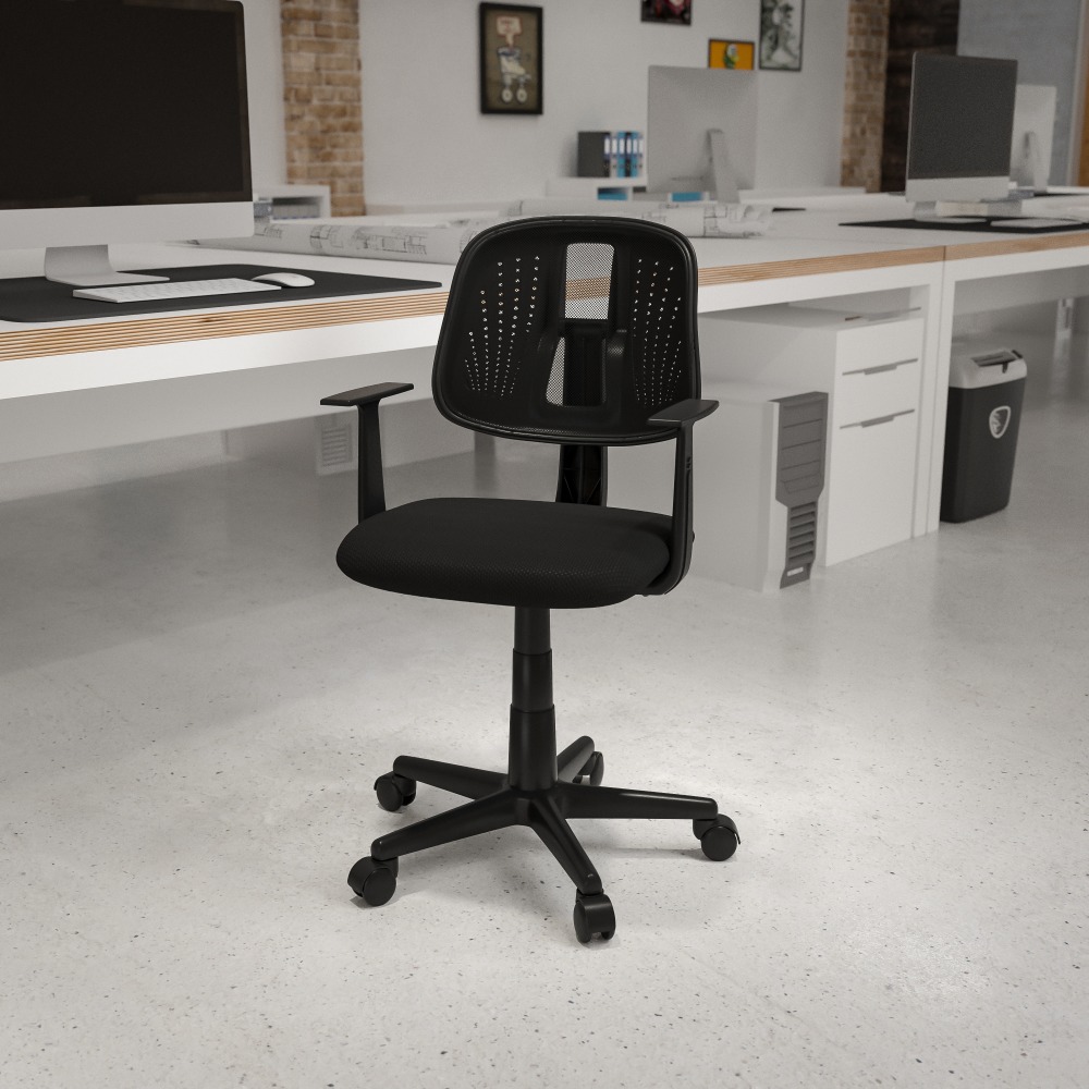 Flash Furniture Flash Fundamentals Mesh Low/Mid-Back Task Chair,