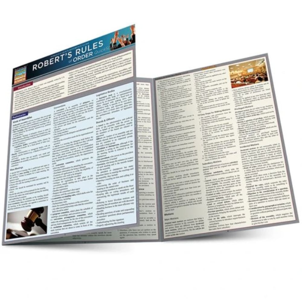 QuickStudy Guide, Robert's Rules of Order, Total Qty