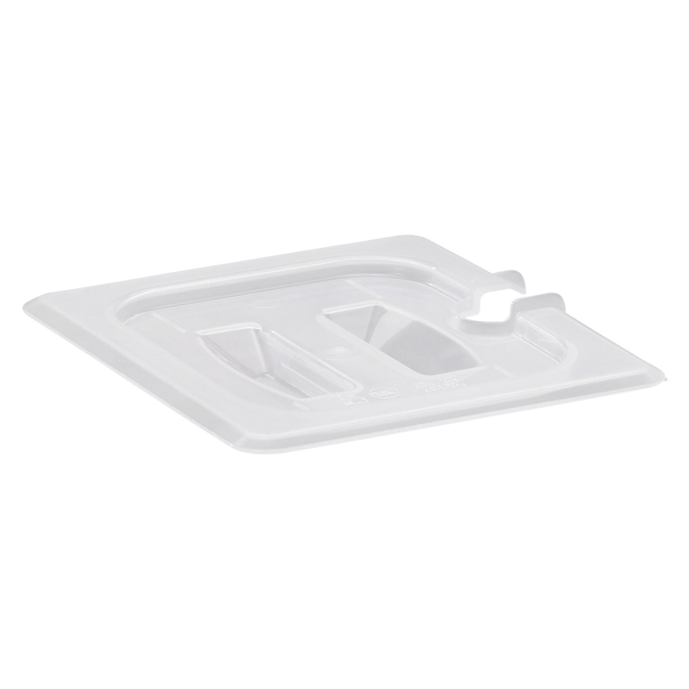 Cambro Translucent 1/6 Food Pan Lids With Notched