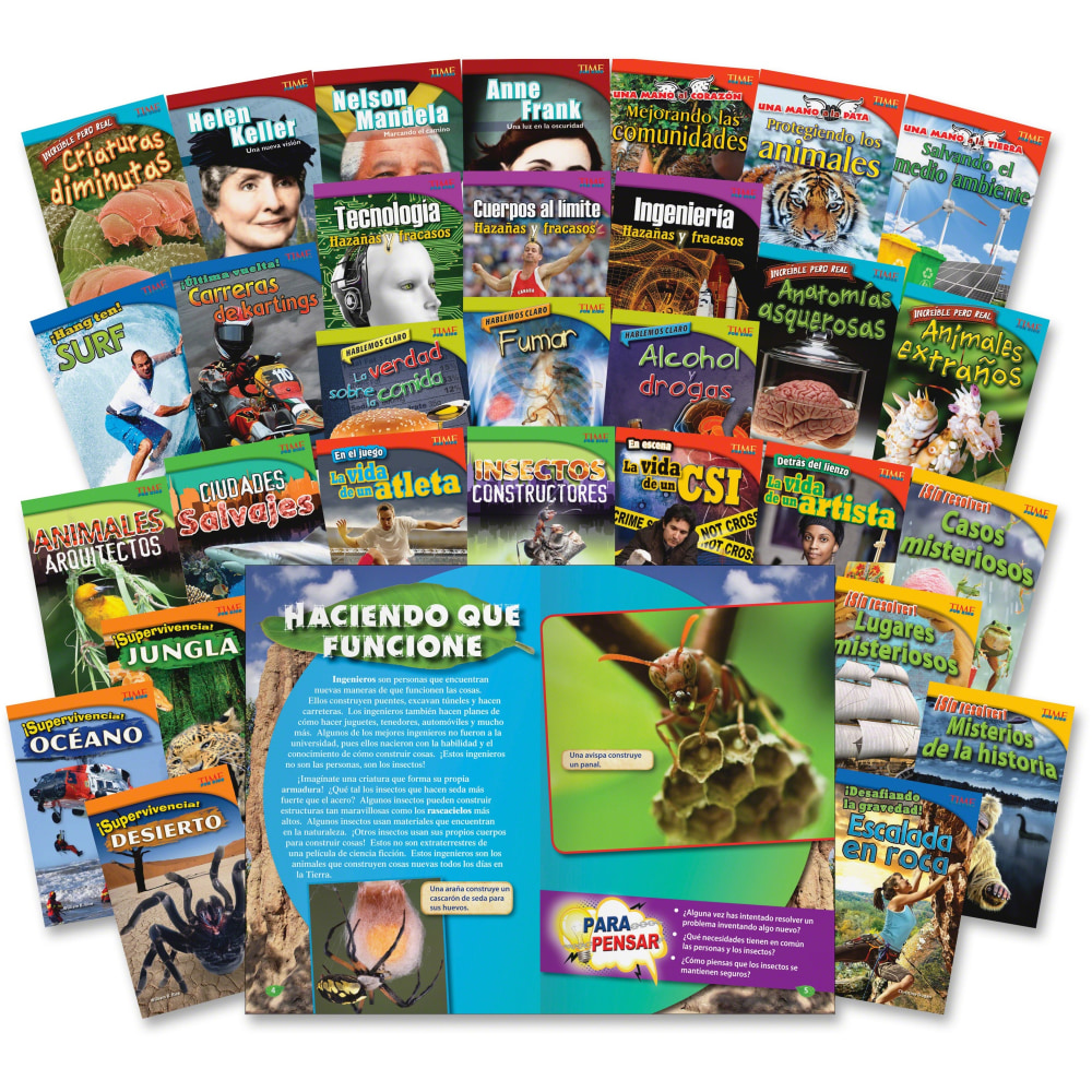 Shell Education TFK Advanced 4th-Grade Spanish 30-book Set
