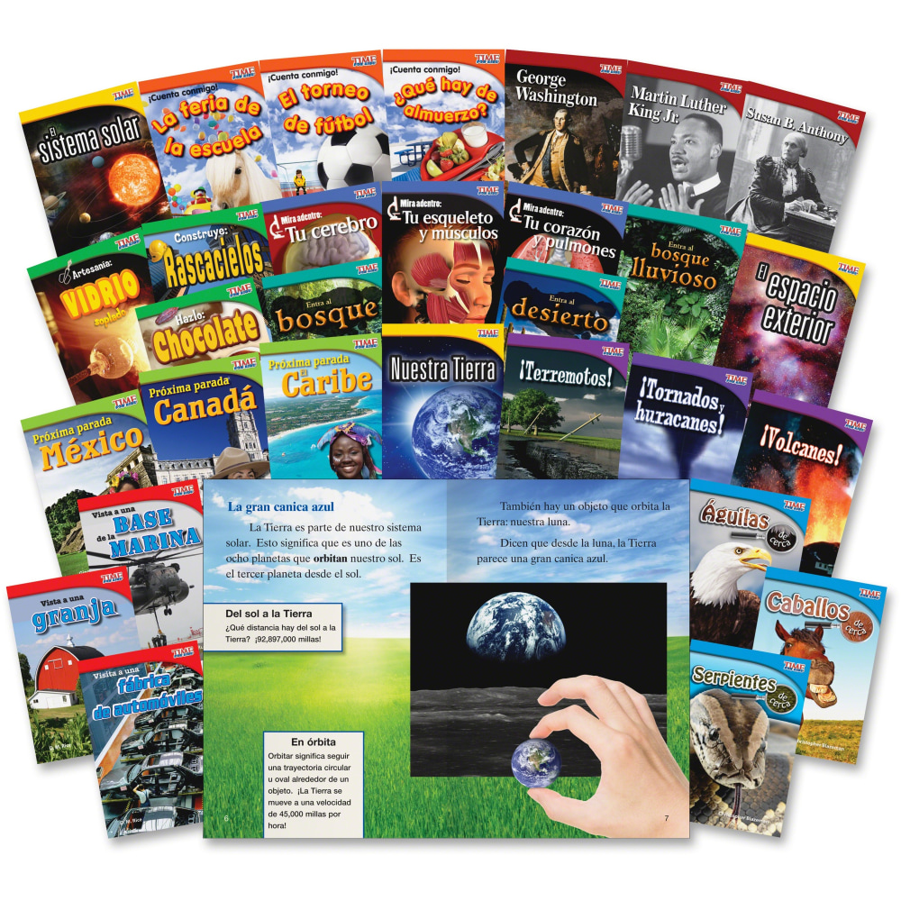 Shell Education TFK Spanish 2nd-grade 30-Book Set Printed