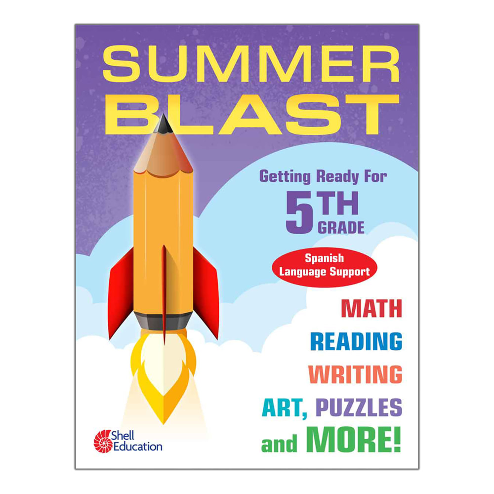 Shell Education Summer Blast Spanish Workbook Printed Book