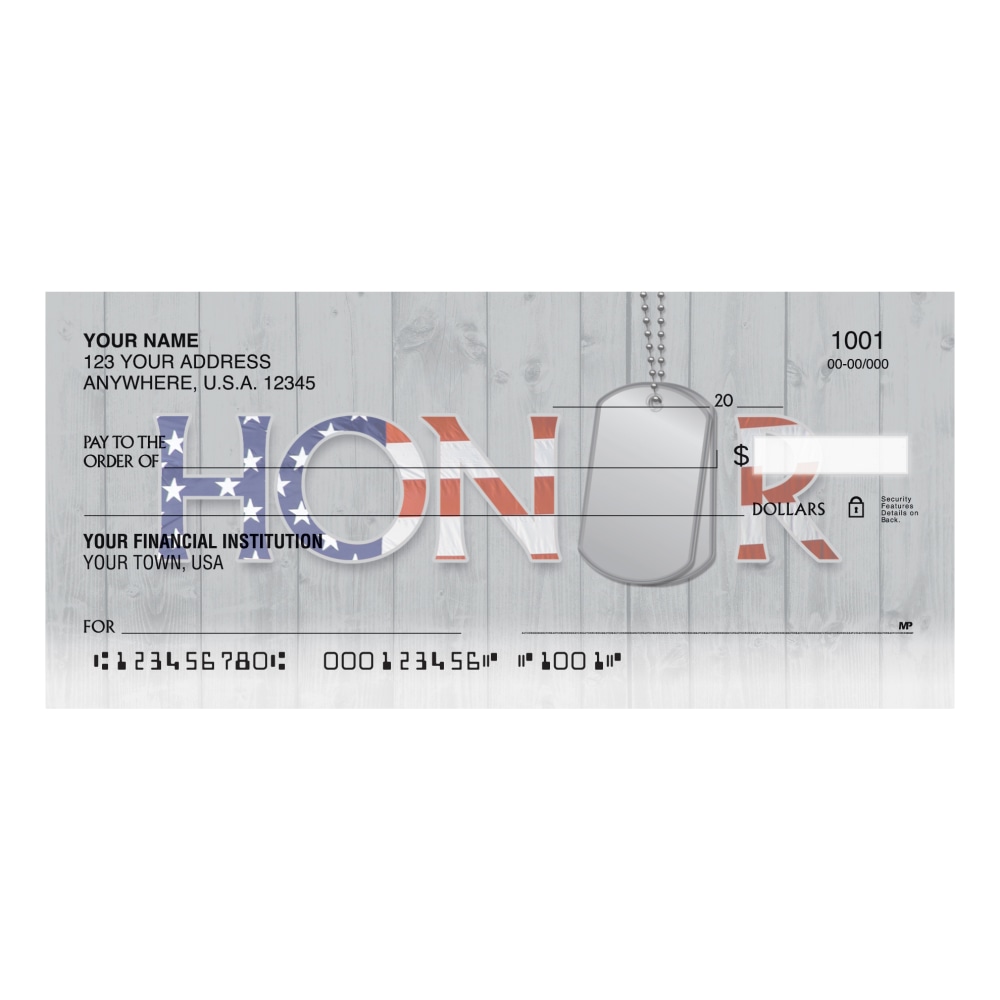Custom Personal Wallet Checks, 6" x 2-3/4", Singles,