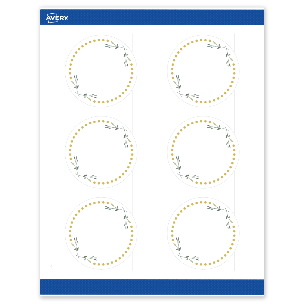 Avery® Print-To-The-Edge Labels With Sure Feed® Technology,