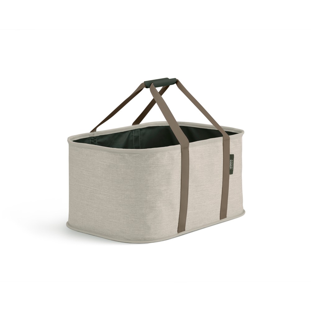 Joseph Joseph Collapsible 35-Liter Laundry Bag, Ecru, Total