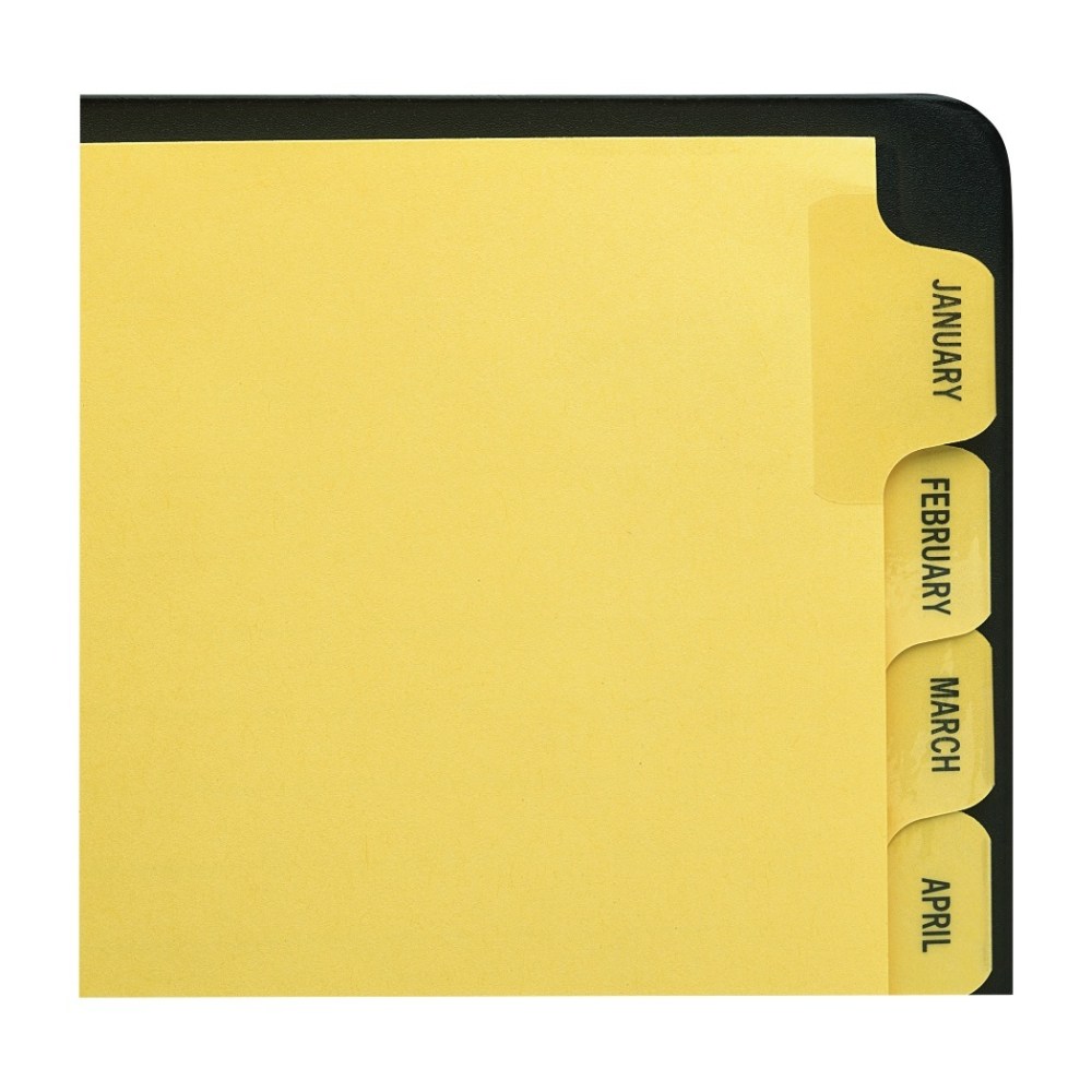 Avery® Preprinted Laminated Tab Dividers, Gold Reinforced Binding