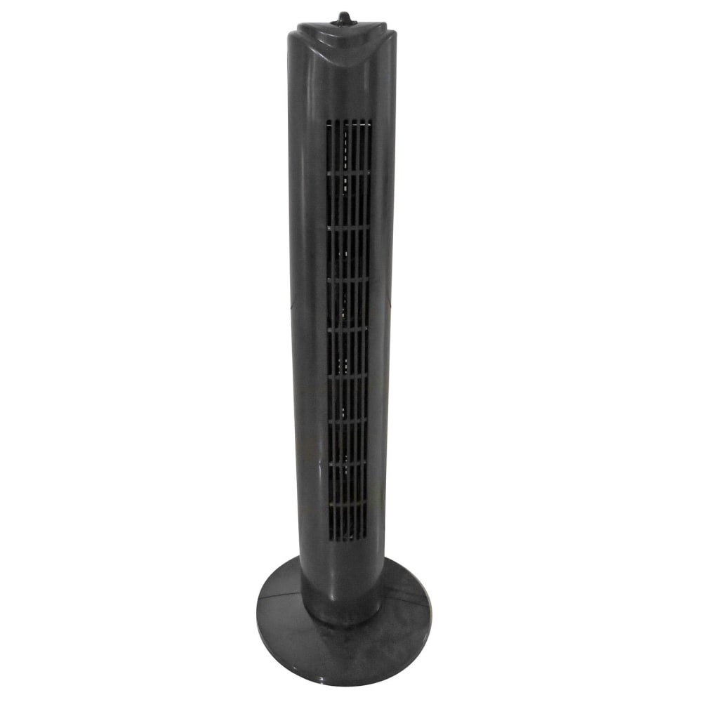 Optimus Adjustable Oscillating Tower Fan, 32"H x 6"W,