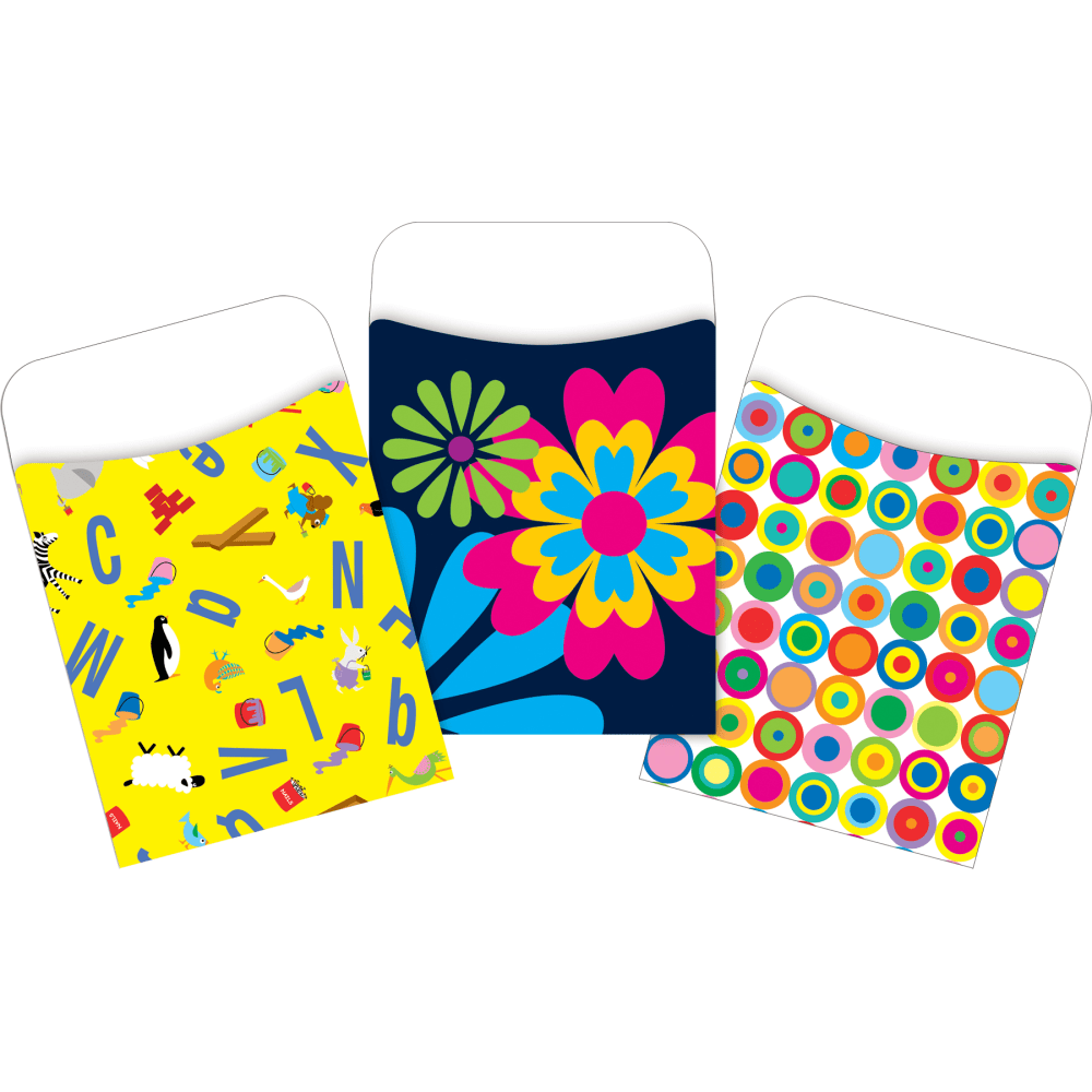 Barker Creek Peel & Stick Library Pockets, 3-1/2"