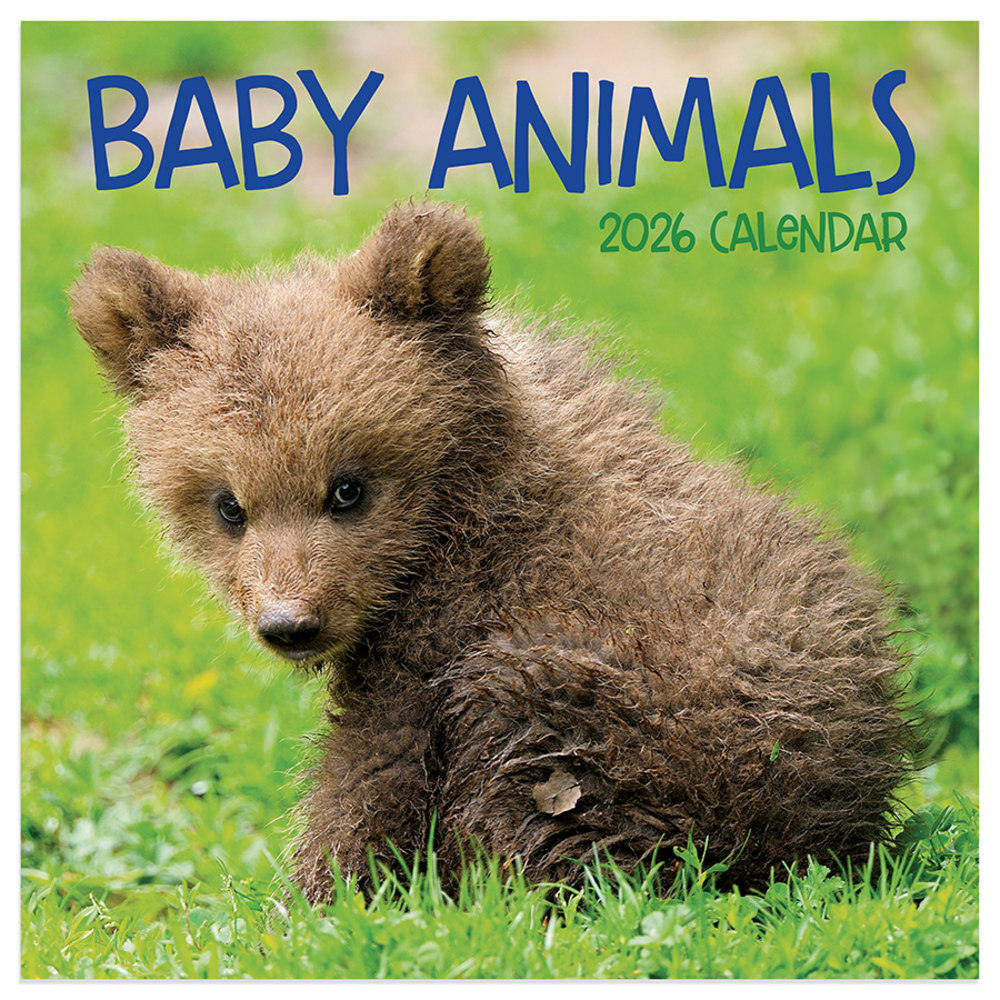 2026 TF Publishing Animals Mini Monthly Wall Calendar,