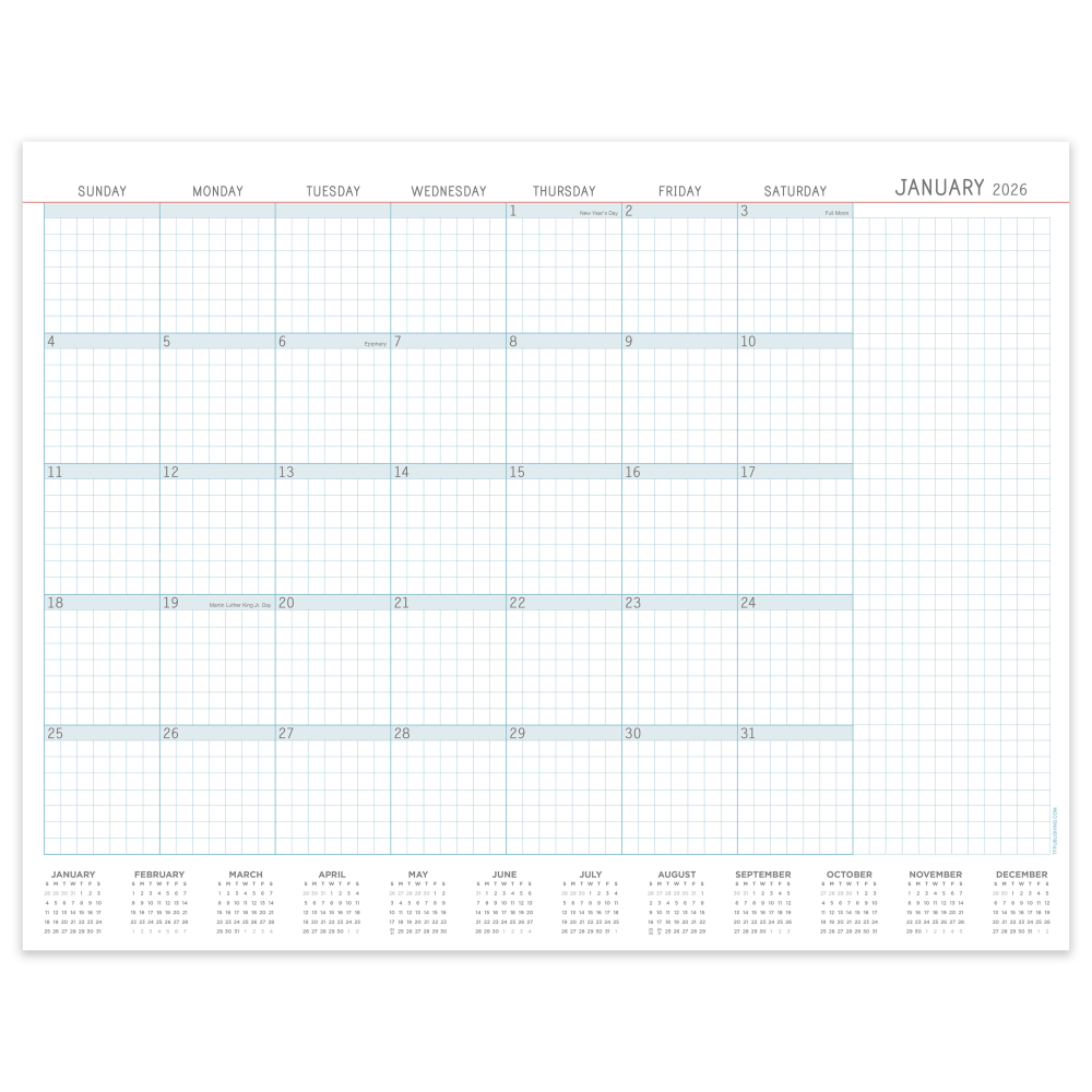 2026 TF Publishing Large Desk Pad Blotter Calendar,