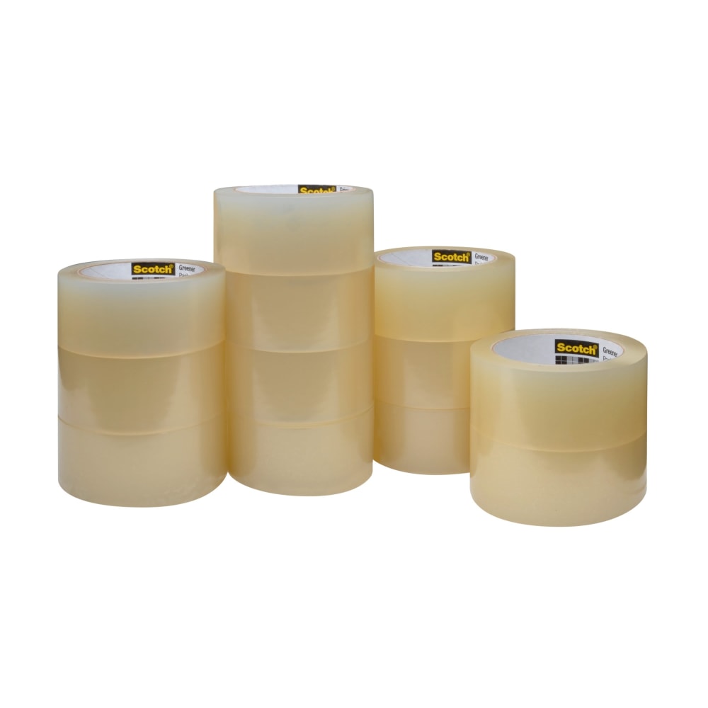 Scotch® Greener Commercial Grade Shipping Packing Tape, Pack