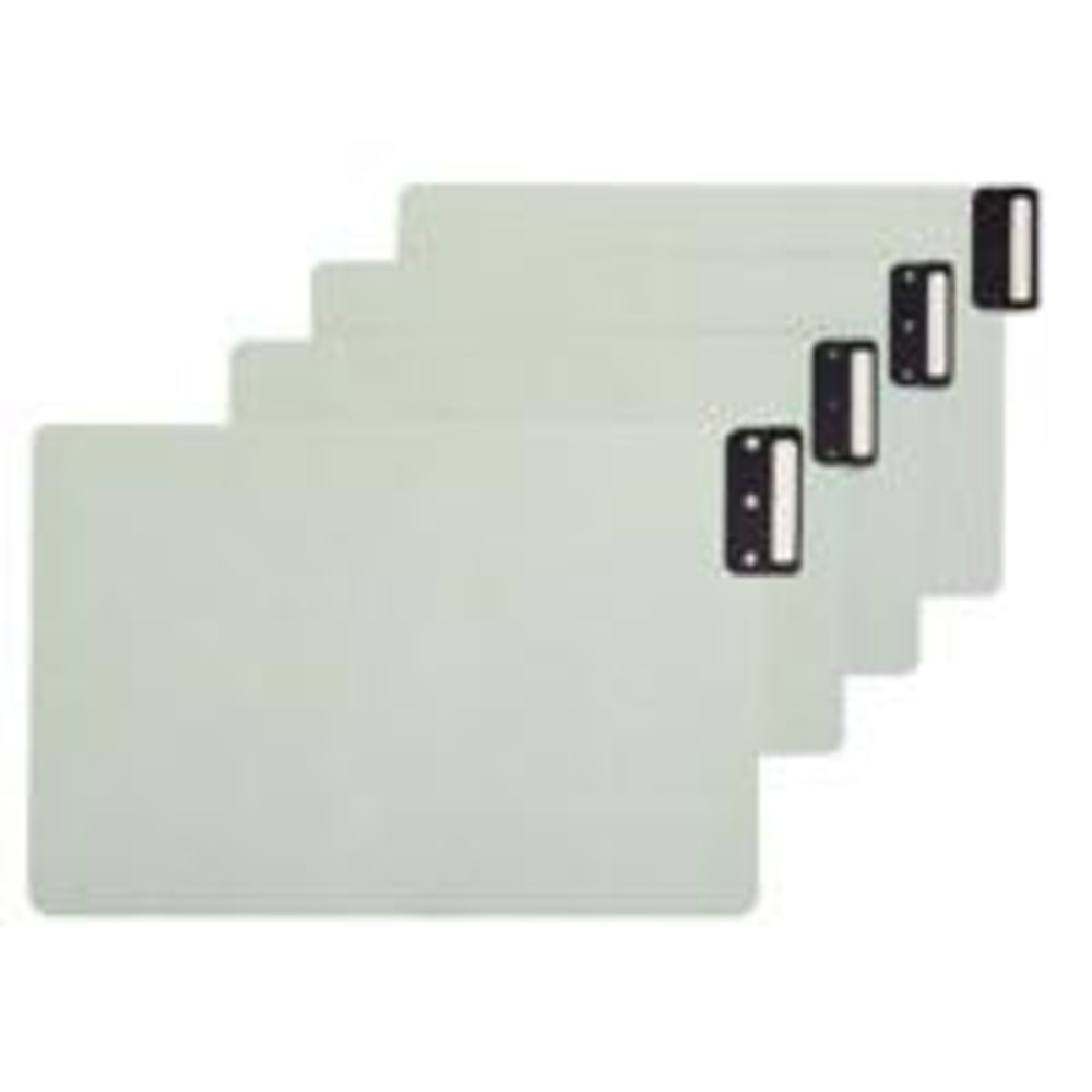 Smead® Pressboard End-Tab Guides, Blank, Vertical, 9 1/2"
