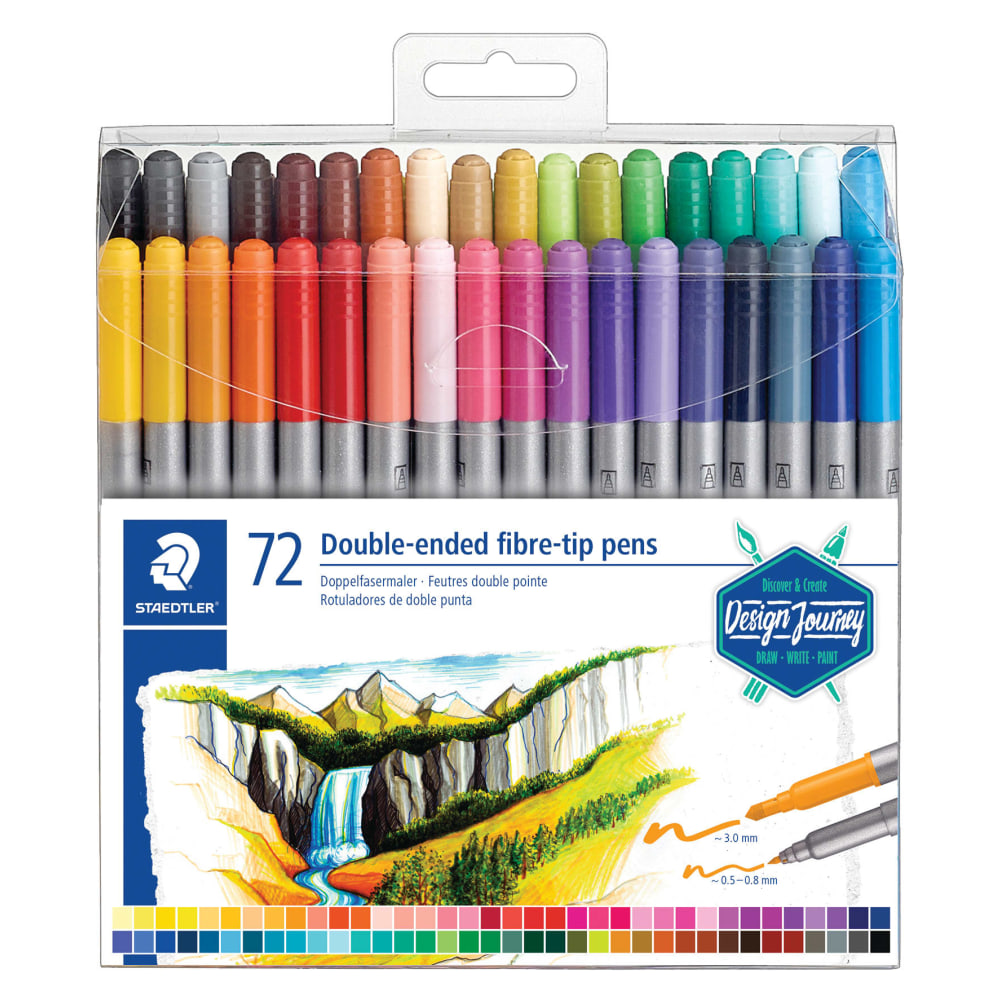 STAEDTLER - Twin-tip marker - assorted colors -
