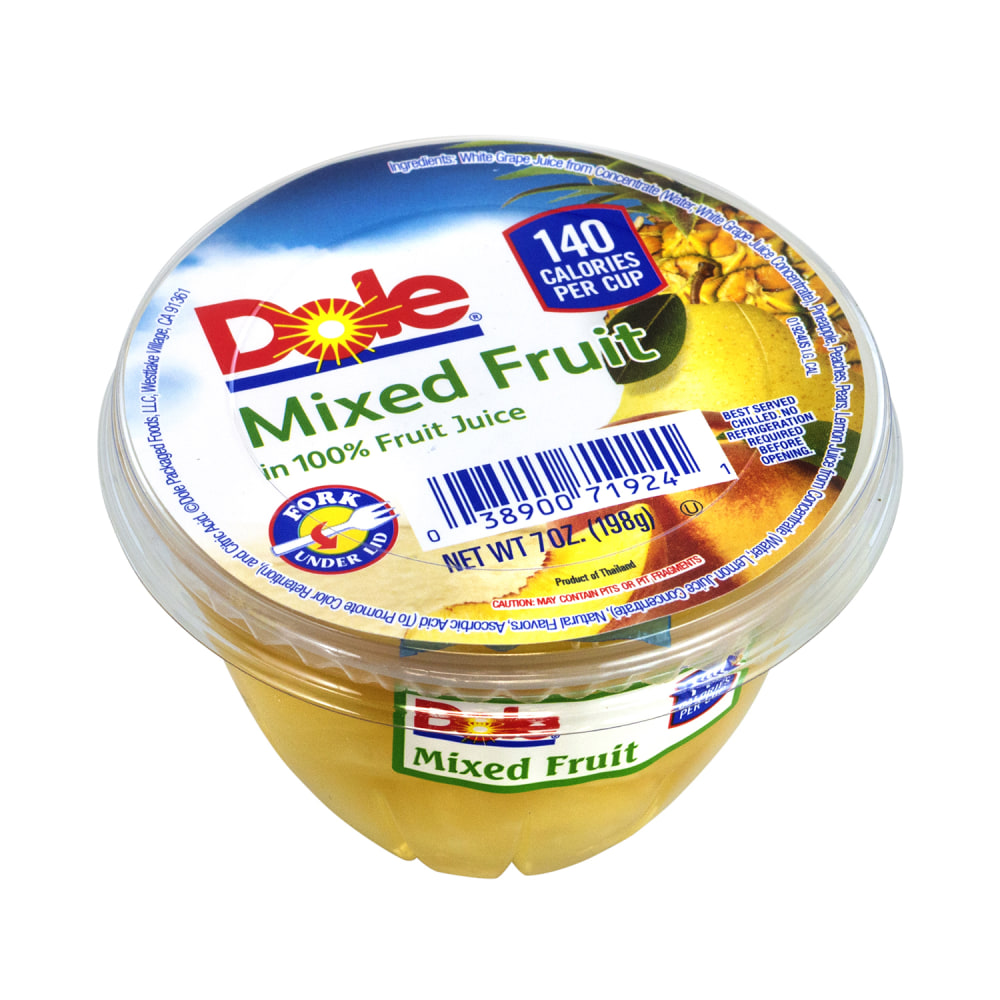Dole Mixed Fruit In 100% Fruit Juice Cups,