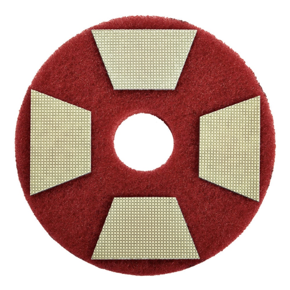 3M Trizact Diamond TZ Abrasive Pads, Red, Pack