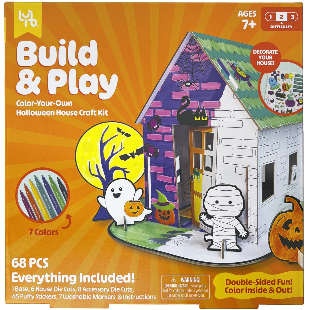 Little Yellow Bicycle® Color & Play Haunted House,