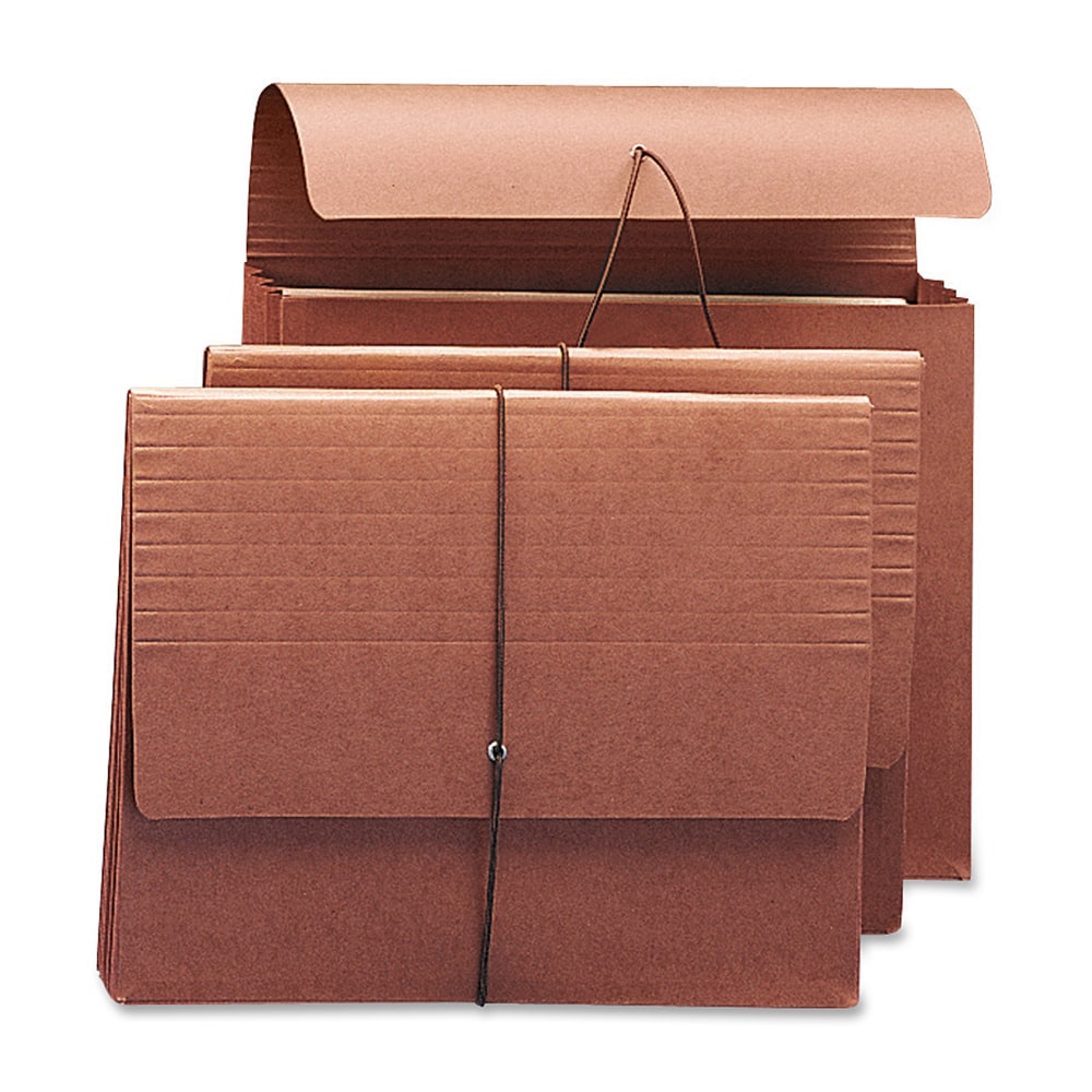 Smead® Redrope Expanding Wallets With Elastic, Letter Size,