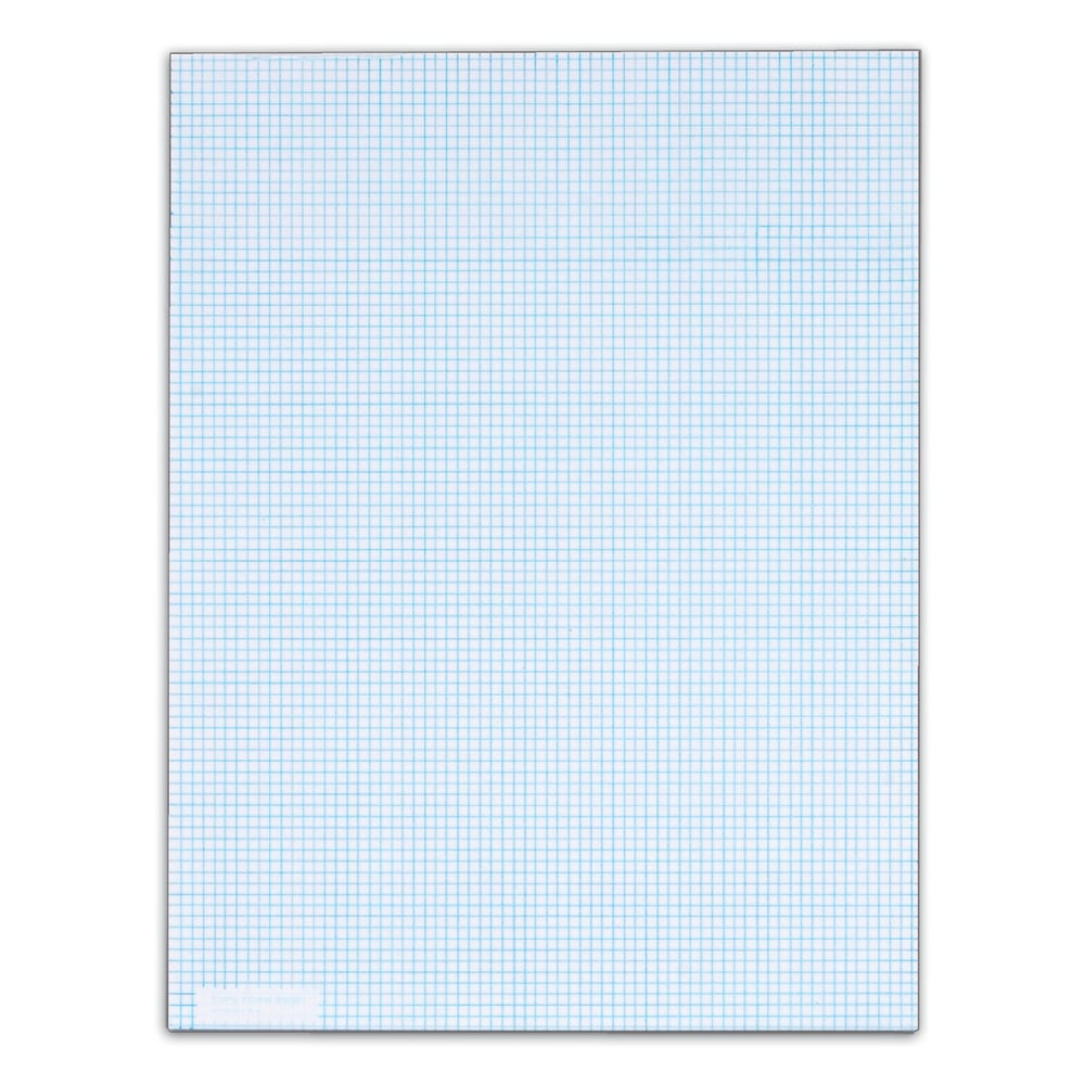 TOPS™ Quadrille Pads With Heavyweight Paper, 8 x