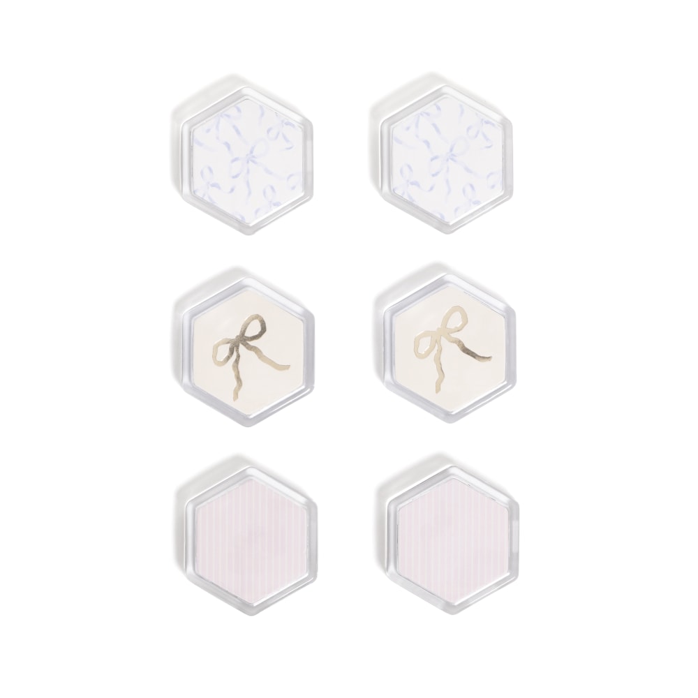 U Brands® Charming Coquette Locker Magnets, 1-3/8" x