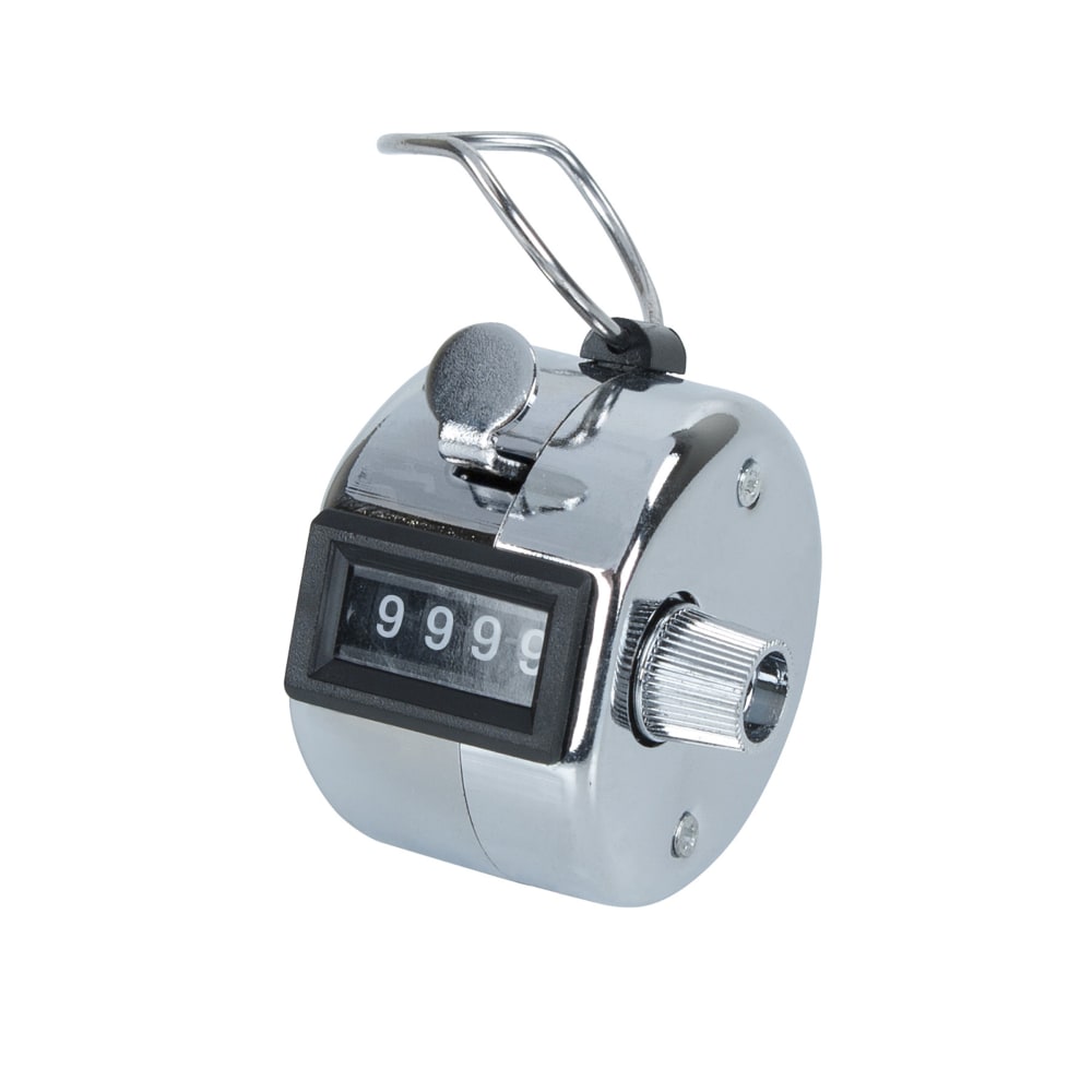 COSCO Metal Handheld Tally Counter, 2”H x 1-1/2”W