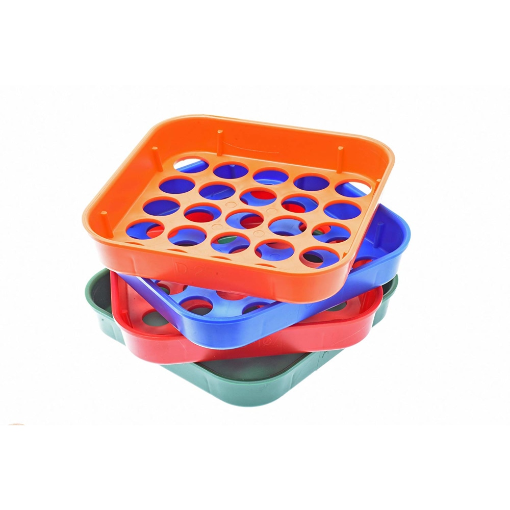 Nadex Coin Sorting Trays, Assorted Colors, Pack Of