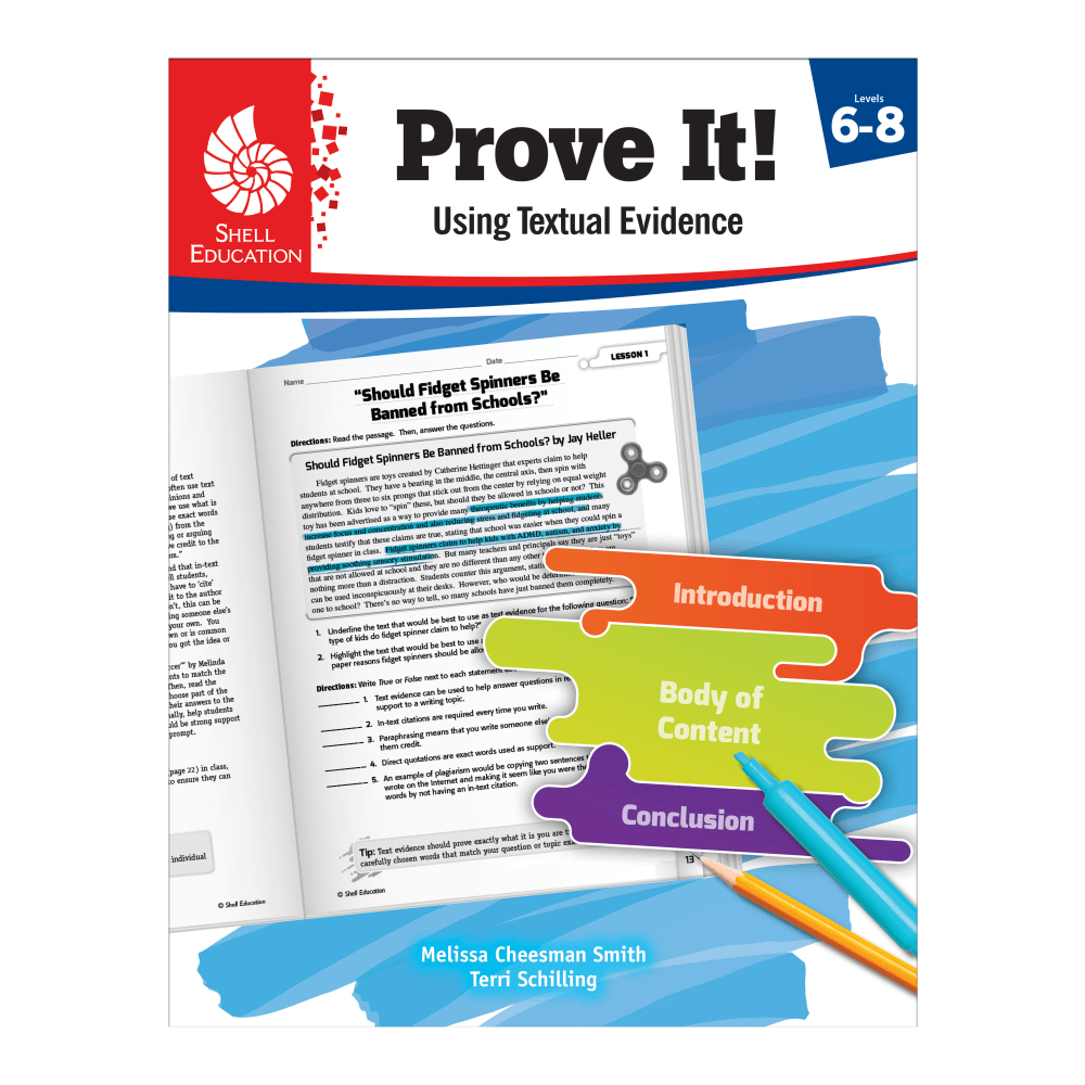 Shell Education Prove It! Using Textual Evidence, Grades